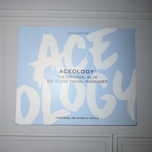 Aceology the original blue Ice Globe brand new in-used Facial Massager
